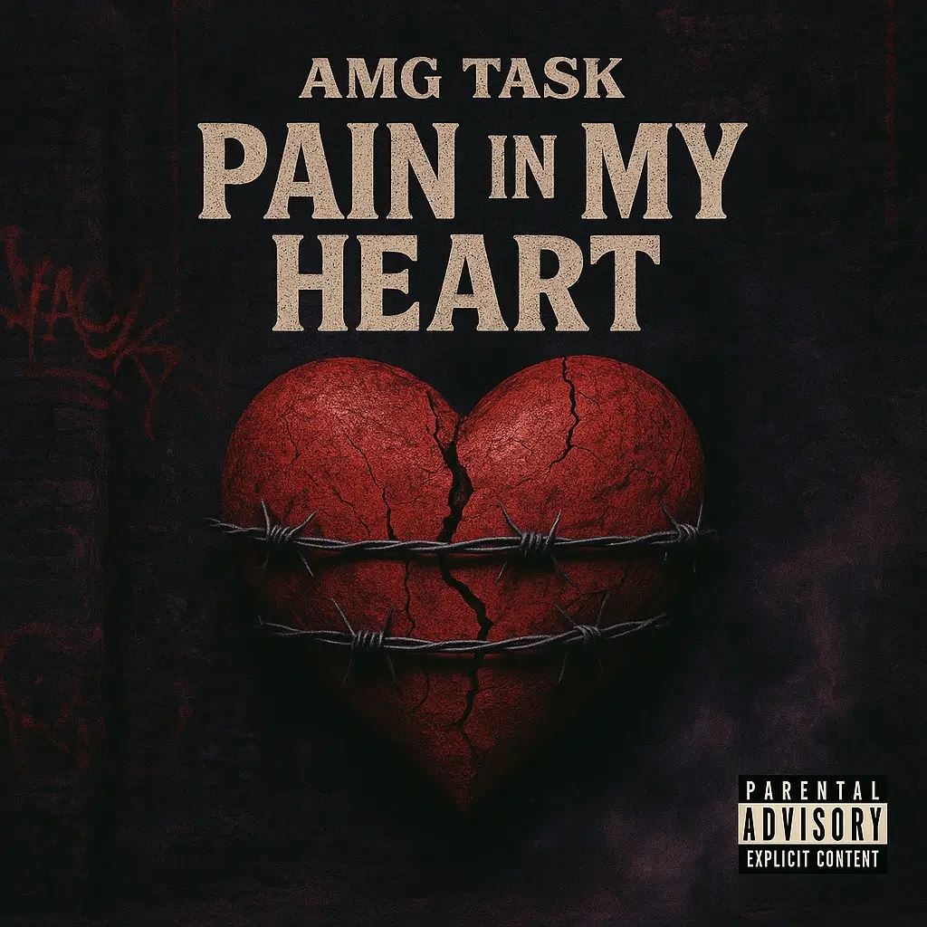 Amgtask’s Pain In My Heart is not interested in making a quiet entrance; it’s here to hurt your feelings in hi-fi